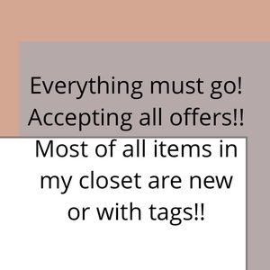 EVERYTHING MUST GO !